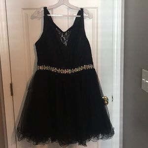 Short Black Homecoming dress